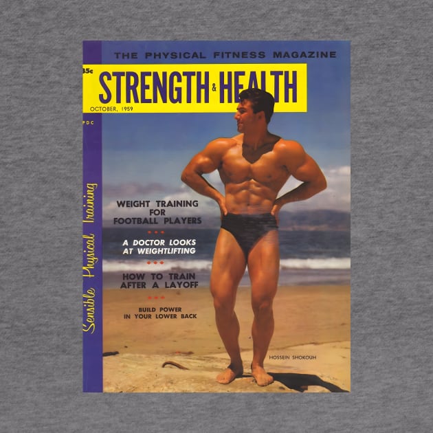 STRENGTH & HEALTH - Vintage Physique Muscle Male Model Magazine Cover by SNAustralia